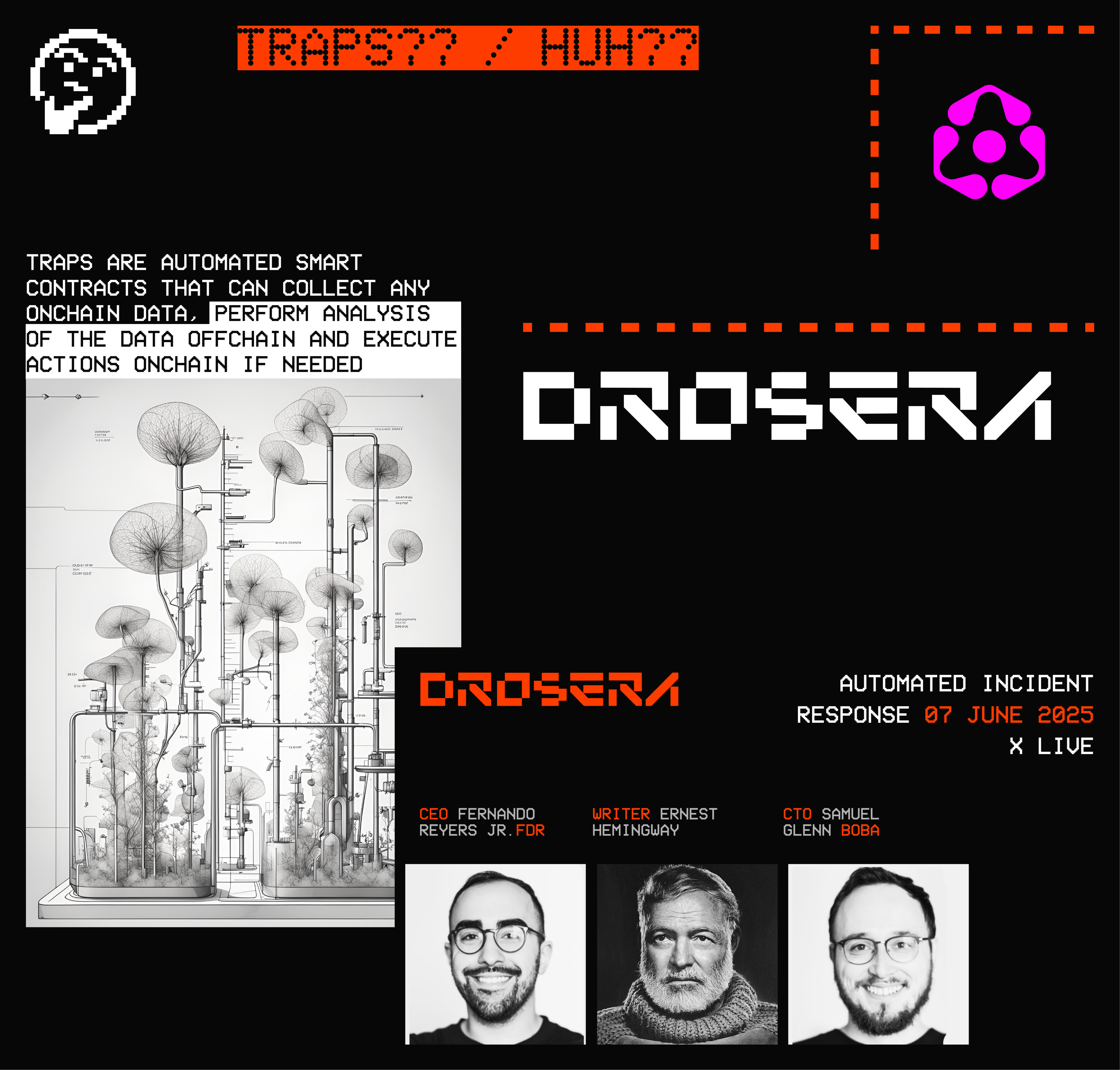 Graphic of a close up of a website depicting an Our Projects page with sample project names and dates.